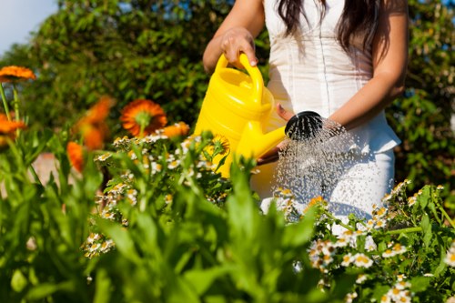 Urban planting installation for a Vauxhall residential space